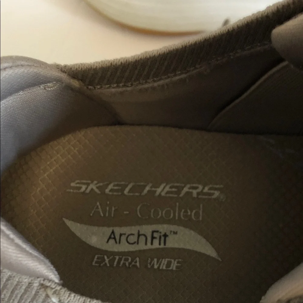 Skechers Arch Fit Men's Slip-On Sneakers in Taupe Gray